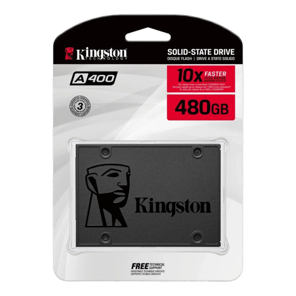 DISCO SOLIDO SSD KINGSTON A400,480gb,sata 6gb/s,2.5,7mm